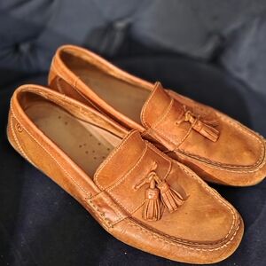 Rockport Men's Tan Tassel Slip-Ons